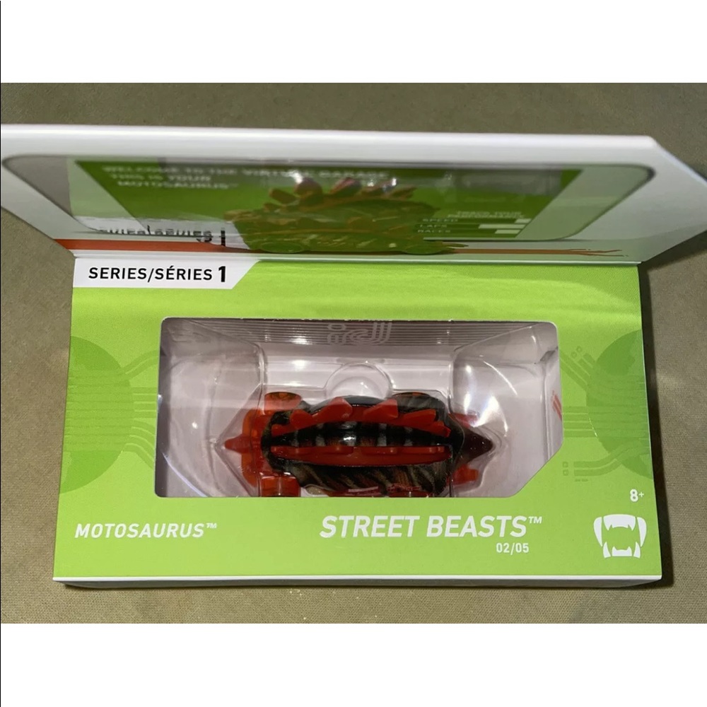 SOLD Hot Wheels id Motosaurus Street Beasts Series 1 #2/5 App Racer - Picture 3 of 6